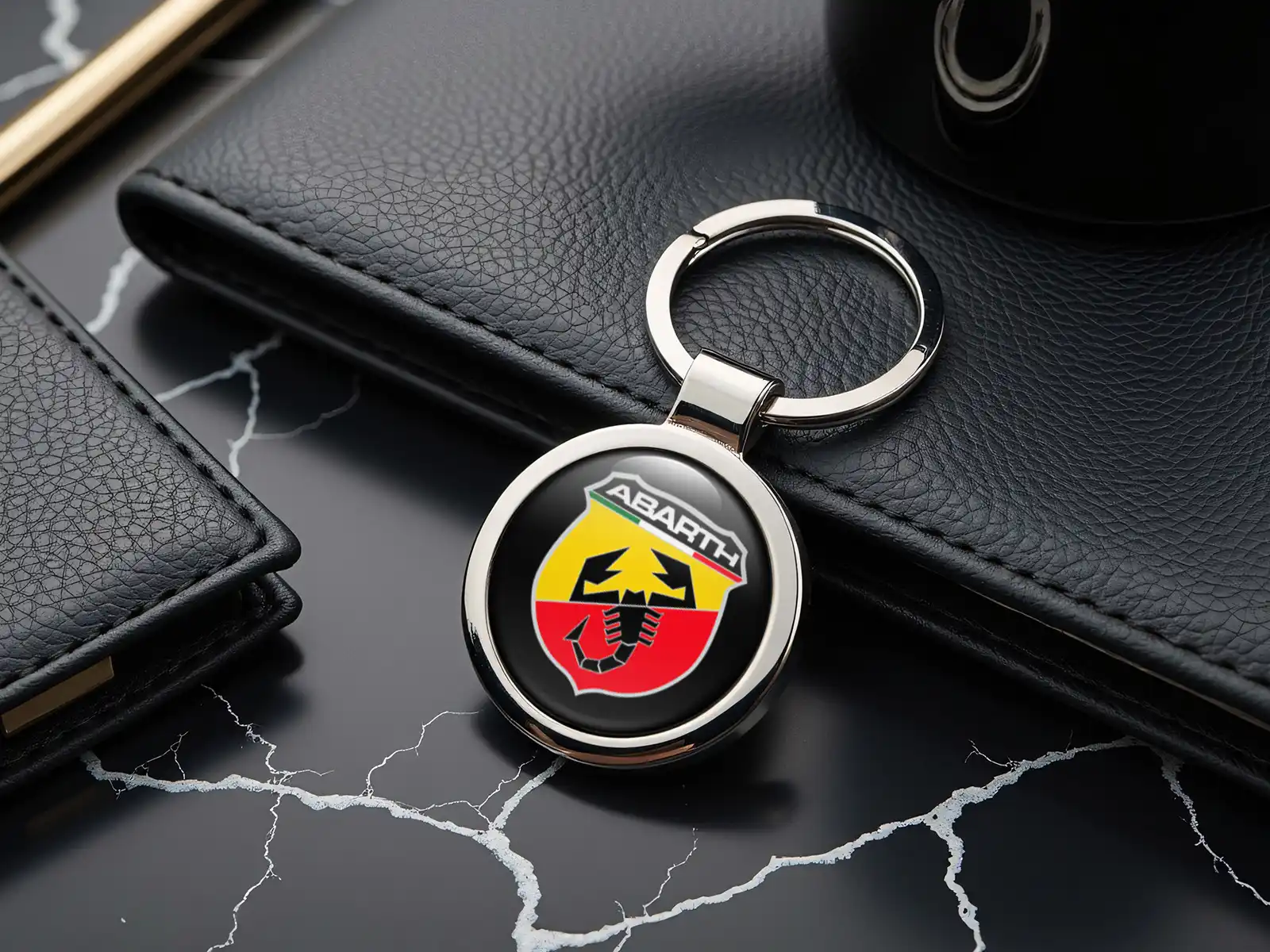 Fiat Abarth Llavero Hombre Metal Robustо